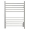 Radiant Square Plug-in & Hardwired Combo 10 Bar Towel Warmer in Brushed