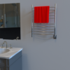 Radiant Plug-in & Hardwired Combo Curved 10 Bar Towel Warmer in Polished - Image 2