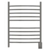 Radiant Plug-in & Hardwired Combo Curved 10 Bar Towel Warmer in Polished