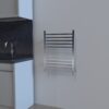 Radiant Square Plug-in & Hardwired Combo 10 Bar Towel Warmer in Brushed - Image 4