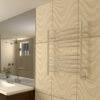 Radiant Plug-in & Hardwired Combo Curved 10 Bar Towel Warmer in Polished - Image 3