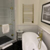 Radiant Large Plug-in & Hardwired Combo Straight 12 Bar Towel Warmer in Satin Brass - Image 2