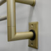 Radiant Large Plug-in & Hardwired Combo Straight 12 Bar Towel Warmer in Satin Brass - Image 3