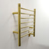 Radiant Small 7 Bar Plug-in & Hardwired Combo Towel Warmer in Polished Gold - Image 3