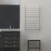 Radiant Large Plug-in & Hardwired Combo Straight 12 Bar Towel Warmer in Brushed - Image 3