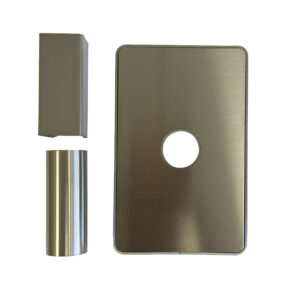 Large Cover Plate (Antus, Quadro, Sirio, Vega & Modello i) in Brushed Stainless
