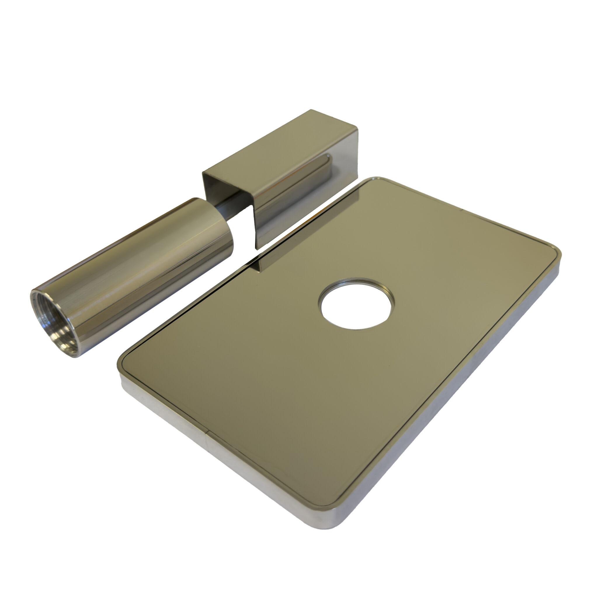 Large Cover Plate (Antus, Quadro, Sirio, Vega & Modello i) in Polished Stainless