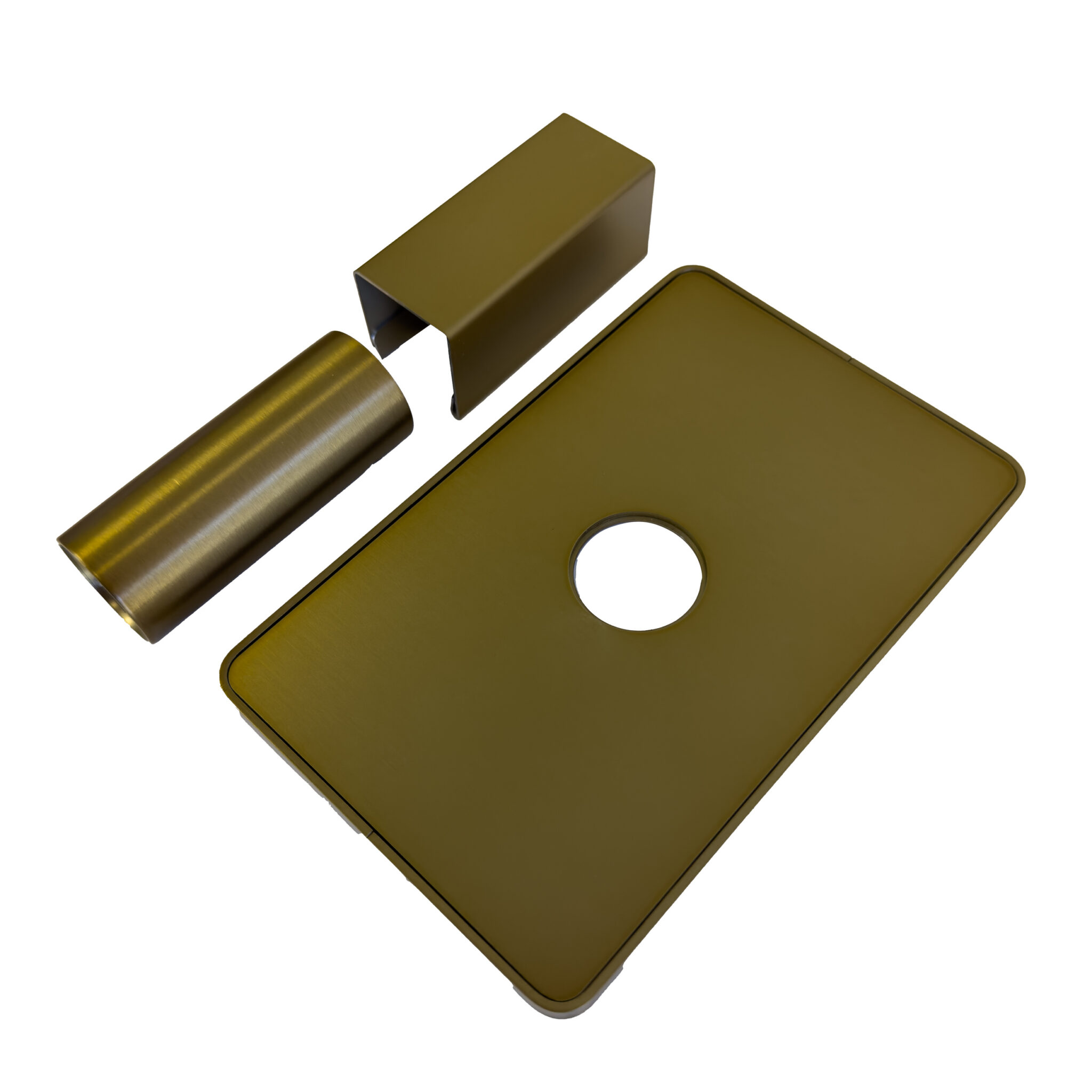 Small Cover Plate (Antus, Quadro, Sirio, Vega & Modello i) in Brushed Bronze