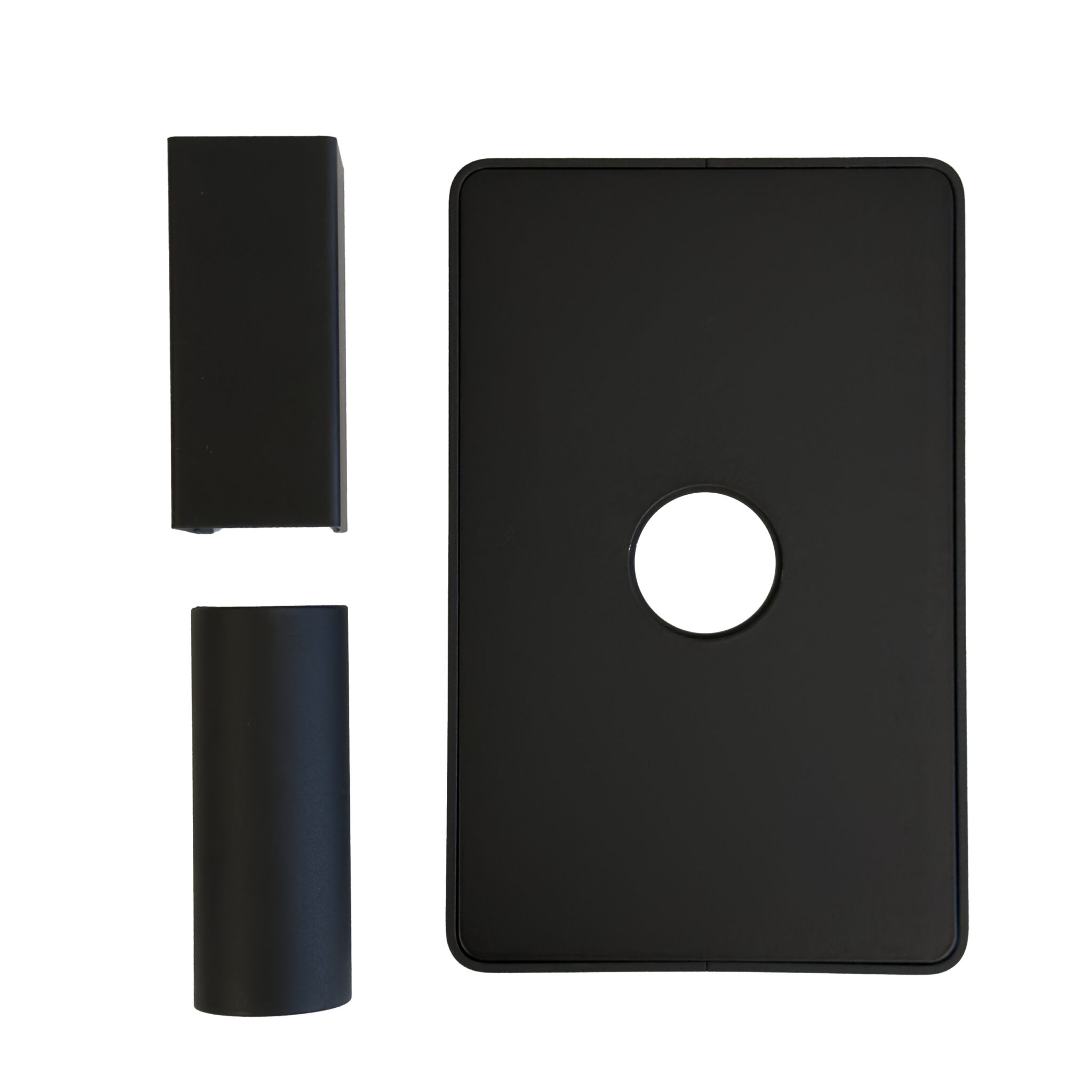 Small Cover Plate (Antus, Quadro, Sirio, Vega & Modello i) in Matte Black