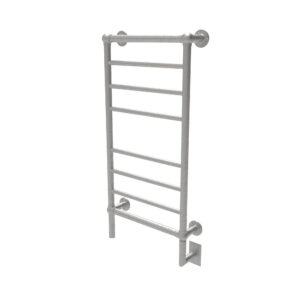 Traditional Model T-2040 8 Bar Hardwired Heated Towel Rack in Brushed Nickel
