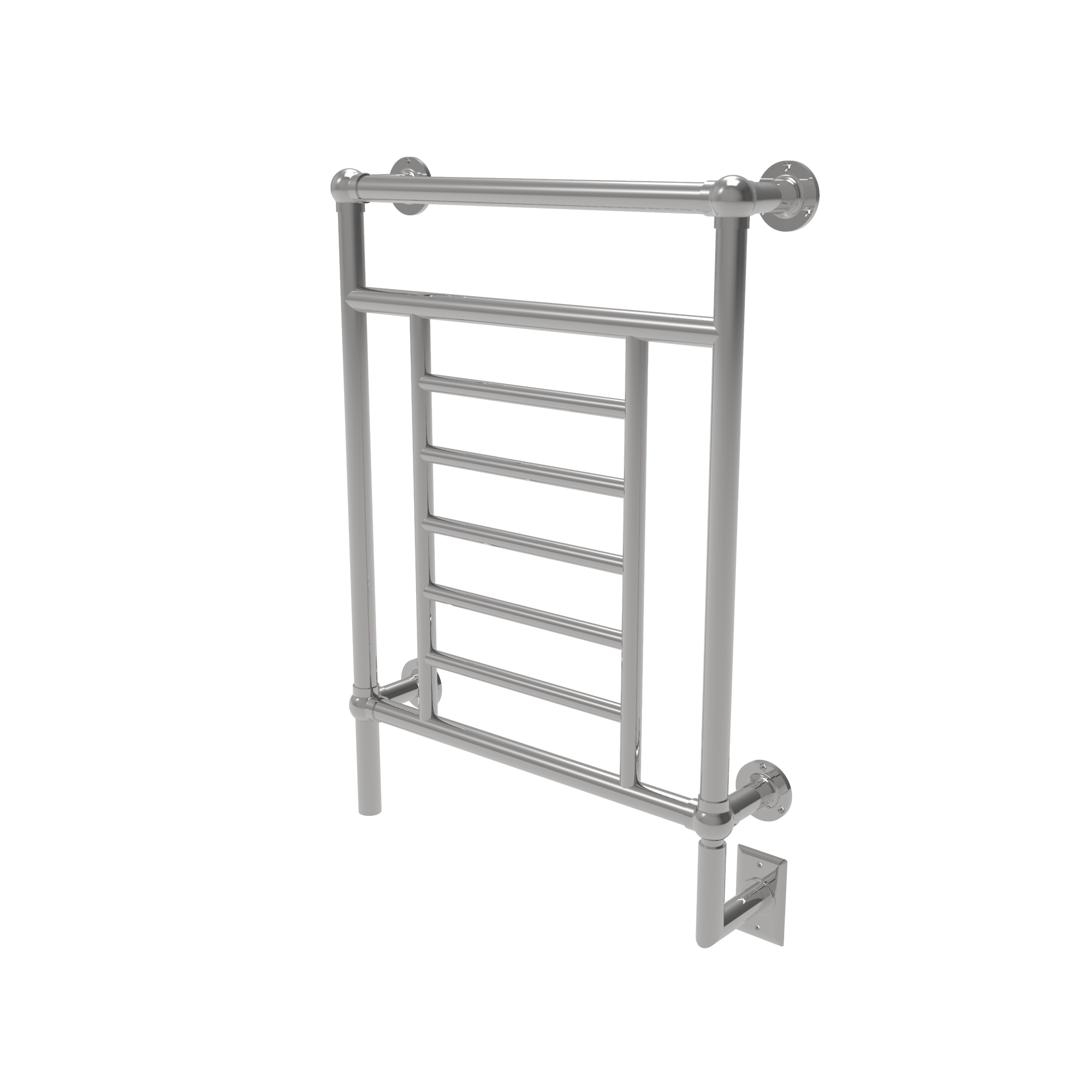 Traditional Model T-2536 8 Bar Hardwired Heated Towel Rack in Polished Nickel - Image 4