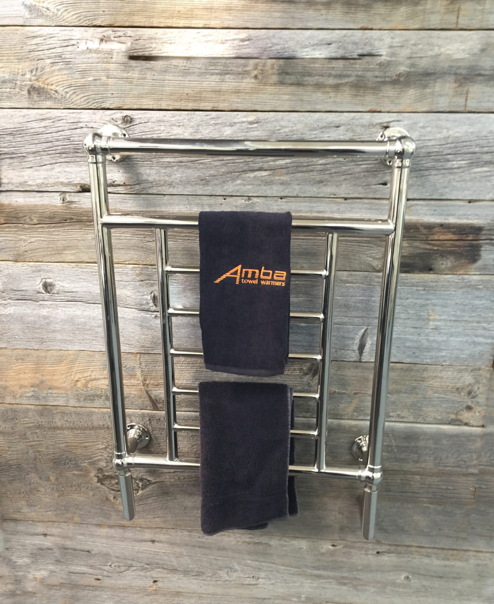 Traditional Model T-2536 8 Bar Hardwired Heated Towel Rack in Polished Nickel - Image 5